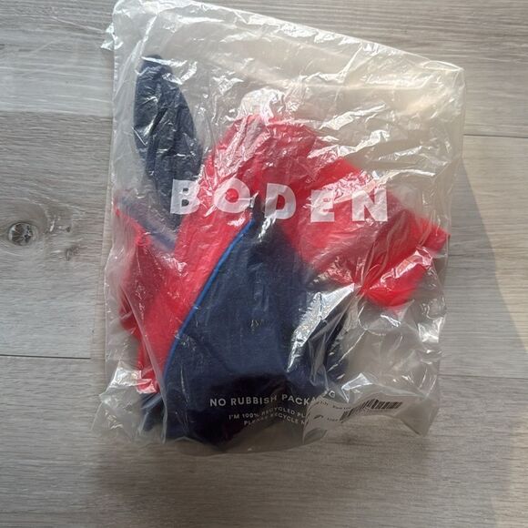 Boden Colour Block Rash‎ Vest Top Boys Size 2-3Y Blue/Red/White NWT in packaging - Picture 3 of 5